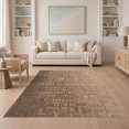 thumbnail image 1 of ODIKA 5'x7' Beige Geometric Reflection Warm Washable Area Rug Modern Abstract With Natural Tones And Design Easy Care, Non-Shedding, Pet Friendly, for Small Living Room, Bedroom, 1 of 7