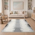 thumbnail image 1 of ODIKA 5'x7' Ivory Gray Bohemian Pattern Washable Area Rug Contemporary Design for Style Non-Slip, Chair-Friendly for Dining Room, Under Table, Home Office, 1 of 7