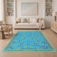 ODIKA 5'x7' Ultra-Soft Area Rug, Alphabet Cheerful Abc Classroom ...