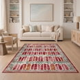 thumbnail image 1 of ODIKA 5'x7' Ultra-Soft Area Rug, Bathroom Structured Abstract Arches Vintage Ornamental Top Stairs None Washable, Bare feet friendly, Silk-Touch for Bedroom Home office, 1 of 7