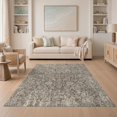 thumbnail image 1 of ODIKA 5'x7' Washable Area Rug Boho Extra Weathered Featuring Dense Interlocking Vine Large for Guest Room, Lounge, Apartment, Non-Slip Low Profile, Stain Resistant, 1 of 7