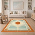 thumbnail image 1 of ODIKA 5'x7' Washable Area Rug Non-Slip, Chair-Friendly Personalized Album Cover Vintage Record Music Cassette Movie for Dining Room, Under Table, Home Office, 1 of 7