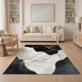 thumbnail image 1 of ODIKA 5'x7' Washable Area Rug Non-Slip, Chair-Friendly Swirl Abstract Interlocking Vein Borders Veined Streaks Flow for Dining Room, Under Table, Home Office, 1 of 7