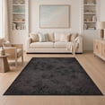 thumbnail image 1 of ODIKA 5'x7' Washable Area Rug Non-Slip, Chair-Friendly Web Men Vintage Distressed Strands Webs Wevs Bold Radiating Mens Flowing Dynamic for Dining Room, Under Table, Home Office, 1 of 7