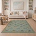 thumbnail image 1 of ODIKA 5'x7' Washable Area Rug Retro Men Mug Motif Confetti Novelty Aesthetic for Small Living Room, Bedroom, Easy Care, Non-Shedding, Pet Friendly, 1 of 7