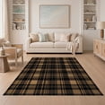 thumbnail image 1 of ODIKA 5'x7' Washable Area Rug Striped With Rustic Tartan Check Gingham Accents Buffalo Plaid Refined for Dining Room, Under Table, Home Office, Non-Slip Chair-Friendly, 1 of 7