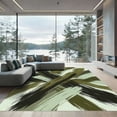 thumbnail image 1 of ODIKA 5'x7' Machine Washable Non-Slip Area Rug, Abstract Sage Green High Traffic Rug, Green, 1284499, 1 of 7