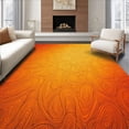 thumbnail image 1 of ODIKA 5'x7' Machine Washable Non-Slip Area Rug, Autumn Harvest Swirl High Traffic Rug, Orange, 442045, 1 of 7