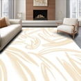 thumbnail image 1 of ODIKA 5'x7' Machine Washable Non-Slip Area Rug, Brushstroke Abstract Expressionist Modern Contemporary Artistic High Traffic Rug, Beige, 597172, 1 of 7