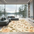thumbnail image 1 of ODIKA 5'x7' Machine Washable Non-Slip Area Rug, Chinoiserie Cream High Traffic Rug, Beige, 1088844, 1 of 7