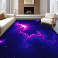 thumbnail image 1 of ODIKA 5'x7' Machine Washable Non-Slip Area Rug, Cosmic Galaxy Nebula Starfield Celestial Wonder Abstract Art High Traffic Rug, Multi, 495113, 1 of 7