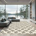 thumbnail image 1 of ODIKA 5'x7' Machine Washable Non-Slip Area Rug, Ethereal High Traffic Rug, Beige, 926318, 1 of 7