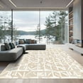 thumbnail image 1 of ODIKA 5'x7' Machine Washable Non-Slip Area Rug, Geometric Beige High Traffic Rug, Beige, 1050015, 1 of 7