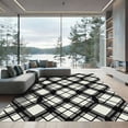 thumbnail image 1 of ODIKA 5'x7' Machine Washable Non-Slip Area Rug, Geometric Beige High Traffic Rug, Beige, 1103098, 1 of 7