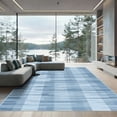 thumbnail image 1 of ODIKA 5'x7' Machine Washable Non-Slip Area Rug, Geometric Blue High Traffic Rug, Blue, 1056440, 1 of 7