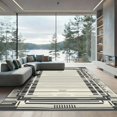 thumbnail image 1 of ODIKA 5'x7' Machine Washable Non-Slip Area Rug, Geometric Gray High Traffic Rug, Gray, 1069473, 1 of 7
