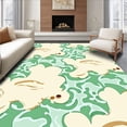 thumbnail image 1 of ODIKA 5'x7' Machine Washable Non-Slip Area Rug, Heavenly Cloud Whimsical Dreamy Ethereal Lush Enchanting Accent High Traffic Rug, Green, 528712, 1 of 5