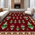thumbnail image 1 of ODIKA 5'x7' Machine Washable Non-Slip Area Rug, Magical Nutcracker Ballet Narrative Protective Decorations High Traffic Rug, Red, 652964, 1 of 7