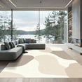 thumbnail image 1 of ODIKA 5'x7' Machine Washable Non-Slip Area Rug, Minimalist Beige High Traffic Rug, Beige, 1041969, 1 of 5