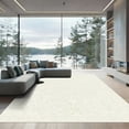 thumbnail image 1 of ODIKA 5'x7' Machine Washable Non-Slip Area Rug, Minimalist Beige High Traffic Rug with Pad, Beige, 1062953, 1 of 8