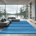 thumbnail image 1 of ODIKA 5'x7' Machine Washable Non-Slip Area Rug, Modern Blue High Traffic Rug with Pad, Blue, 1053180, 1 of 8