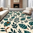 thumbnail image 1 of ODIKA 5'x7' Machine Washable Non-Slip Area Rug, Mystic Woodland Abstract Animal Inspired High Traffic Rug, Beige, 686133, 1 of 7