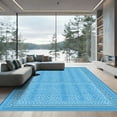 thumbnail image 1 of ODIKA 5'x7' Machine Washable Non-Slip Area Rug, Oriental Blue High Traffic Rug, Blue, 1050113, 1 of 7