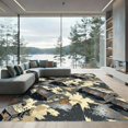 thumbnail image 1 of ODIKA 5'x7' Machine Washable Non-Slip Area Rug, Rustic Cabin Gray High Traffic Rug, Gray, 935961, 1 of 7