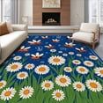 thumbnail image 1 of ODIKA 5'x7' Machine Washable Non-Slip Area Rug, Scholarly Meadow Phonics Natural Wonder High Traffic Rug with Pad, Blue, 720935, 1 of 8