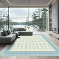 thumbnail image 1 of ODIKA 5x7 Machine Washable Non-Slip Area Rug, Traditional Light Blue High Traffic Rug, Blue, 1078130, 1 of 7