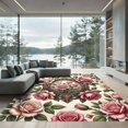thumbnail image 1 of ODIKA 5'x7' Machine Washable Non-Slip Area Rug, Vintage Blush Pink High Traffic Rug, Pink, 1005335, 1 of 7
