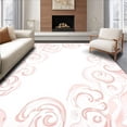 thumbnail image 1 of ODIKA 6 Machine Washable Non-Slip Area Rug, Dreamy Cloud Swirl Accent with Whimsical Spiral Motifs Ultra Soft Rug, None, 566088, 1 of 7