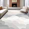 thumbnail image 1 of ODIKA 6' x 9' Machine Washable Non-Slip Area Rug, Contemporary Cloud High Traffic Rug, Gray, 128128, 1 of 7