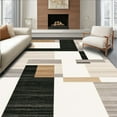 thumbnail image 1 of ODIKA 6' x 9' Machine Washable Non-Slip Area Rug, Geometric Rectangle High Traffic Rug, Beige, 52451, 1 of 7