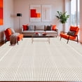 thumbnail image 1 of ODIKA 6'x9' Machine Washable Non-Slip Area Rug, Contemporary Dotted Doormat High Traffic Rug, Beige, 154066, 1 of 7