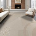 thumbnail image 1 of ODIKA 6'x9' Ivory Natural Modern Geometric Dot Pattern Washable Area Rug Contemporary Abstract Scattered Circle Motif for Dining Room, Under Table, Office Décor, Non-Slip Chair-Friendly, 1 of 7