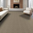 thumbnail image 1 of ODIKA 6'x9' Taupe Diamond Lattice Geometric Washable Area Rug Intricate Repeating Motifs With Connecting Chain Creating Grid Easy Care, Non-Shedding, for Queen Size Bedroom Under Bed Master Suite, 1 of 7