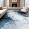 thumbnail image 1 of ODIKA 6'x9' Ultra-Soft Area Rug, Abstract Watercolor With Modern Boho Splatter And Marbled Accents None Washable, Bare feet friendly, Silk-Touch for Guest Room, Bedroom, 1 of 7