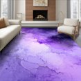 thumbnail image 1 of ODIKA 6'x9' Ultra-Soft Area Rug, Purple Starry Cosmic Watercolor Galaxy Abstract Nebula Motif None Washable, Bare feet friendly, Silk-Touch for Guest Room, Bedroom, 1 of 7