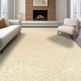 thumbnail image 1 of ODIKA 6'x9' Ultra-Soft Area Rug, Warm Beige Oatmeal Minimalist Design Subtle Tonal Speckles with Crisp Edges Washable, Bare feet friendly, Silk-Touch for Guest Room, Bedroom, 1 of 7