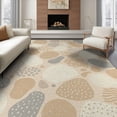 thumbnail image 1 of ODIKA 6'x9' Washable Area Rug Easy Care, Non-Shedding, Abstract Boho Way Shape Scattered Motif Muted Earthy Lightweight for Queen Size Bedroom Under Bed Master Suite, 1 of 7