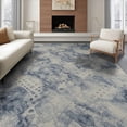 thumbnail image 1 of ODIKA 6'x9' Washable Area Rug Non-Slip, Chair-Friendly, Abstract Boho Cloudy Interlocking Fragment Contemporary Geometric for Dining Room, Under Table, Office Décor, 1 of 7