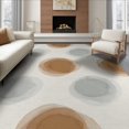 thumbnail image 1 of ODIKA 6'x9' Washable Area Rug Non-Slip, Chair-Friendly, Abstract Contemporary Brushed Watercolor Blended Transitions for Dining Room, Under Table, Office Décor, 1 of 7
