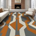 thumbnail image 1 of ODIKA 6'x9' Washable Area Rug Non-Slip, Easy Care, Scandinavian Minimalist Asymmetrical Motif Transitional Style for Family Room, Living Room, Master Bedroom, 1 of 7
