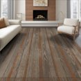 thumbnail image 1 of ODIKA 6'x9' Washable Area Rug Non-Slip, Easy Care, Vintage Stripe Farmhouse Border Circle Cowboy Grain Distressed Playful for Family Room, Living Mater Bedroom, 1 of 7