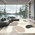 thumbnail image 1 of ODIKA 6'x9' Machine Washable Non-Slip Area Rug, Abstract Beige High Traffic Rug, Beige, 1058023, 1 of 7