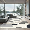thumbnail image 1 of ODIKA 6'x9' Machine Washable Non-Slip Area Rug, Abstract Beige High Traffic Rug, Beige, 1058599, 1 of 7