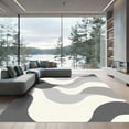 thumbnail image 1 of ODIKA 6'x9' Machine Washable Non-Slip Area Rug, Abstract Gray High Traffic Rug, Gray, 1063778, 1 of 7