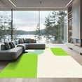 thumbnail image 1 of ODIKA 6'x9' Machine Washable Non-Slip Area Rug, Abstract Green High Traffic Rug, Green, 1050385, 1 of 7