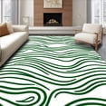 thumbnail image 1 of ODIKA 6x9 Machine Washable Non-Slip Area Rug, Abstract Piano Keys Melody Wave Design with Flowing Musical Staff Ultra Soft Rug, None, 545050, 1 of 7